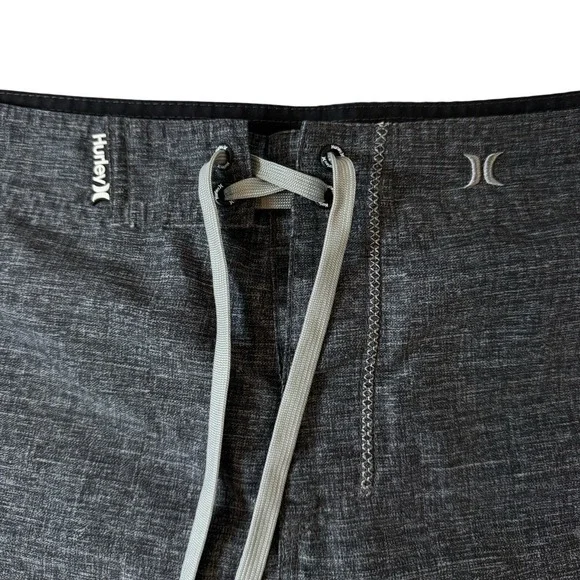 Hurley Phantom Heathered Swim Trunks Mens Board Shorts 38 - Picture 2 of 6